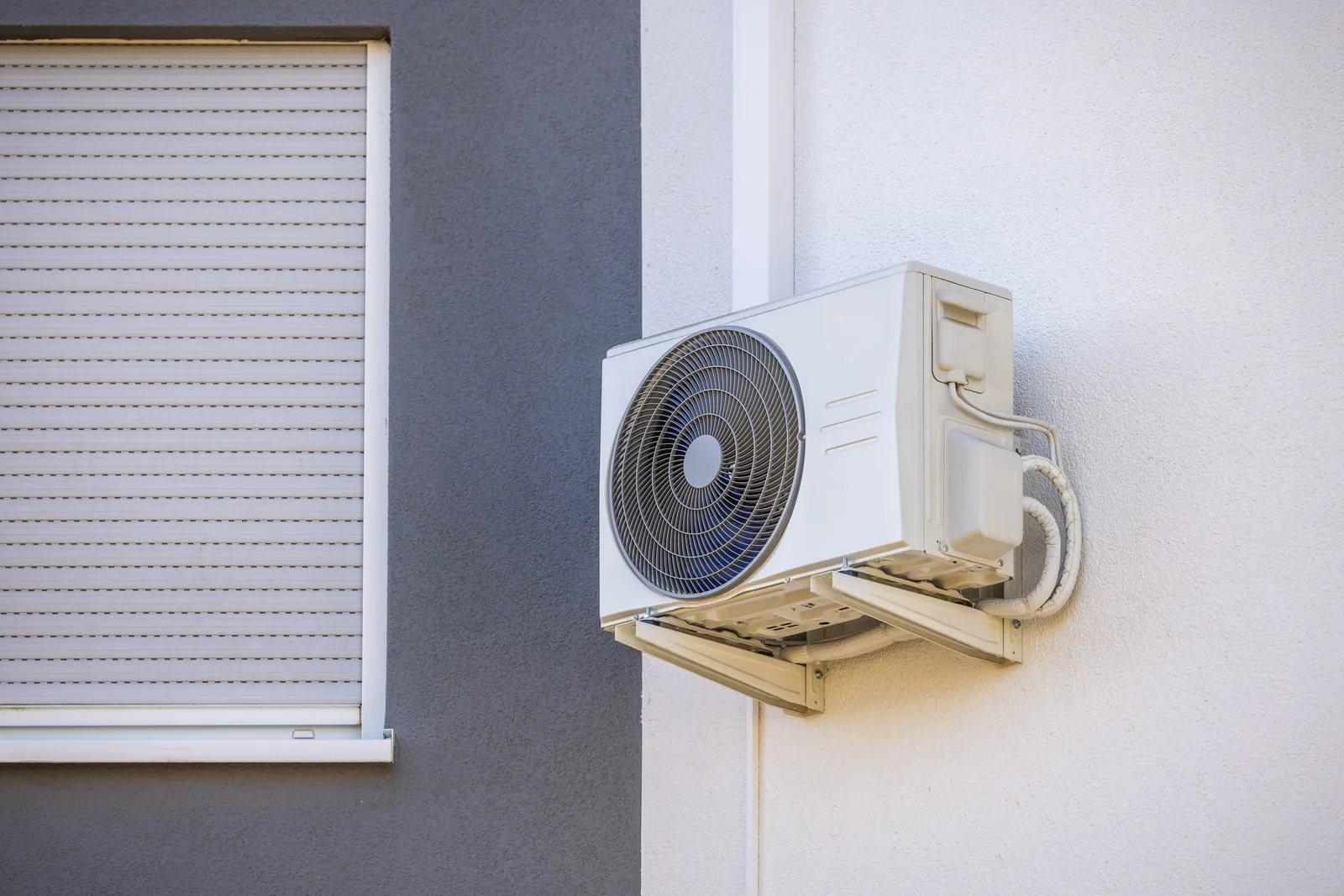 Illustrative stock photo — a wall-mounted mini-split (ductless) indoor unit; not an actual Lake Havasu AC Guide job site.